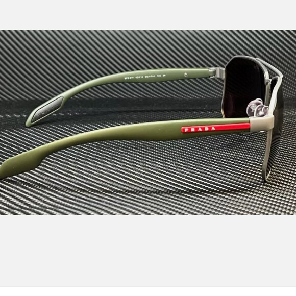 Prada NEW Matte Polarized Men's Sunglasses - Picture 4 of 4